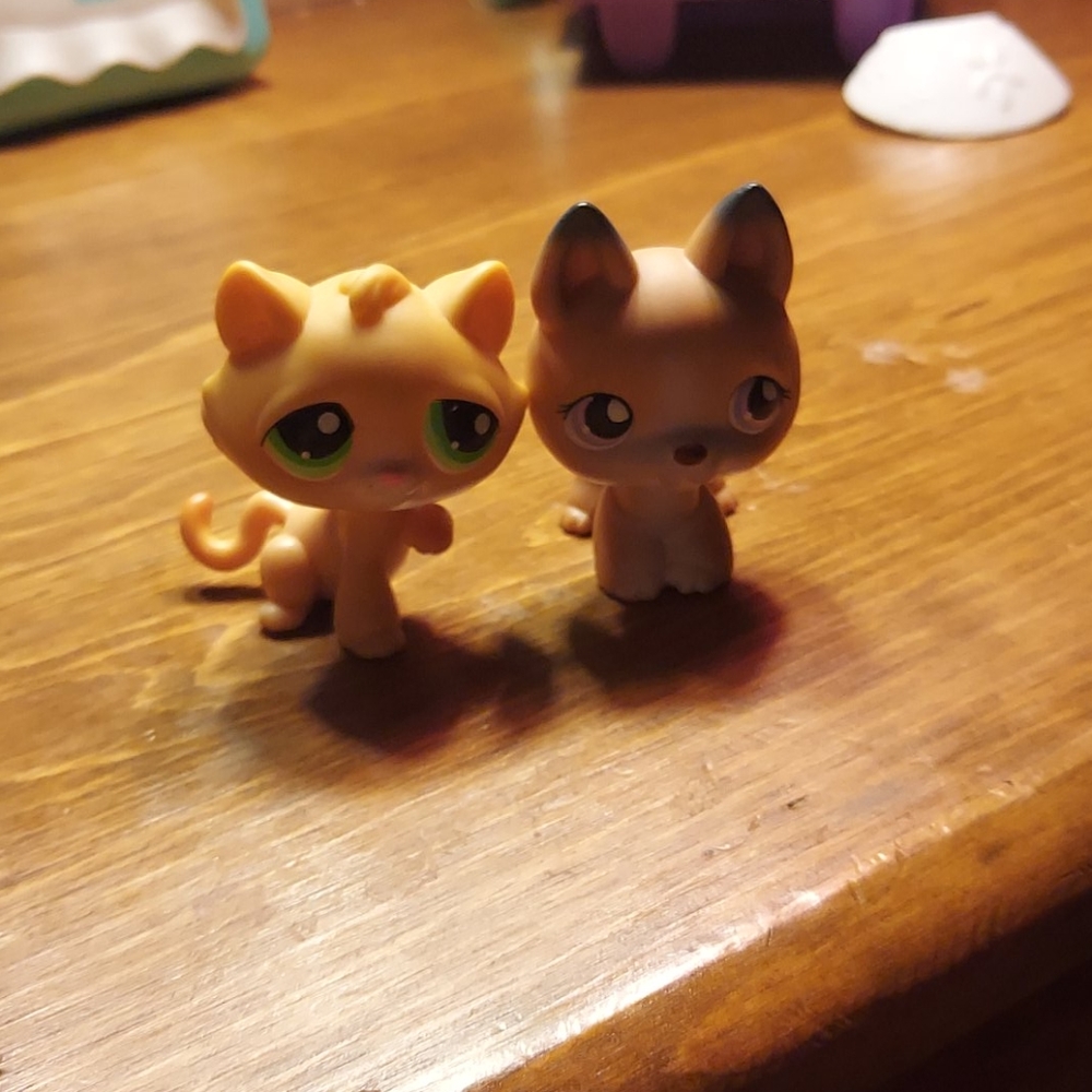 LPS Cat and dog with accessories